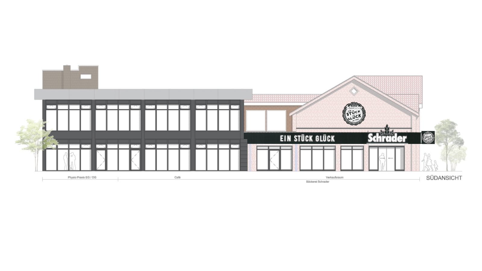 Visualisierung Südansicht